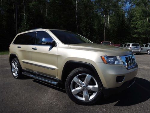 11 jeep grand cherokee overland 4x4 nav pano roof hot &amp; cool leather rear cam
