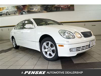 4dr sdn lexus gs 300 sedan automatic gasoline 3.0l smpi dohc white