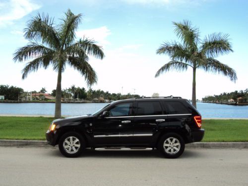 2008 jeep grand cherokee crd diesel ltd 4x4 1own tv/dvd non smoker no reserve!