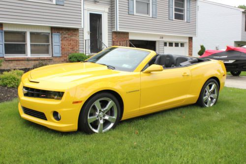 2011 camaro 2ss convertible. 14,166 miles, garage kept &amp; no winters.