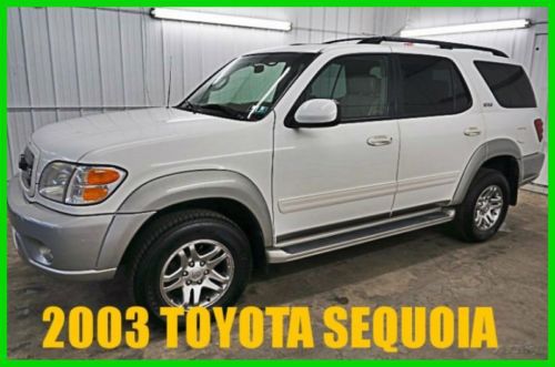 2003 sr5 v8 used 4.7l v8 32v automatic suv three rows loaded leather sunroof