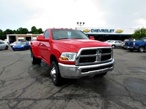 2012 dodge ram 3500 cummins turbo diesel 6 speed manual 4x4 regular cab dually