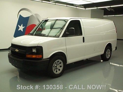 2013 chevy express 1500 cargo van partition only 18k mi texas direct auto