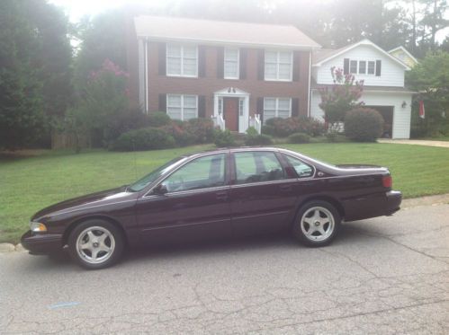1995 impala ss cherry red only 6,950 original miles!!!  5.7 lt1 perfect