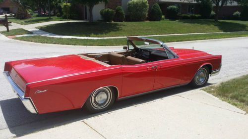 Beautiful 1967 lincoln continental convertible - suicide doors