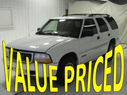 Clean vehicle history 4wd 4x4 white sle suv 4.3l v6 cd save 4 door suv