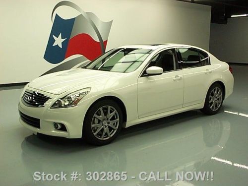 2011 infiniti g37 sport sedan auto sunroof rear cam 41k texas direct auto