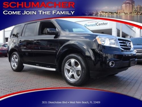 2012 honda pilot 2wd  ex-l sunroof leather warranty clean carfax