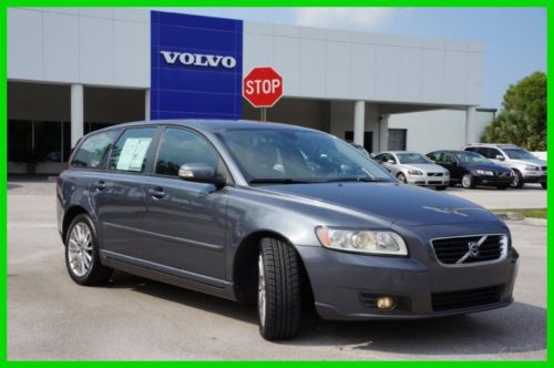 2009 volvo v50 2.4i i5 wagon premium sunroof florida car excellent condition