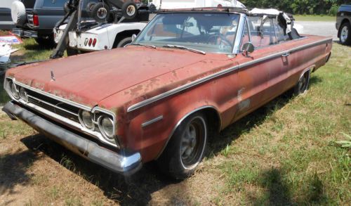 Barn find 1967 67 plymouth belvedere ii 383 325hp 4bbl convertible rare gtx hemi