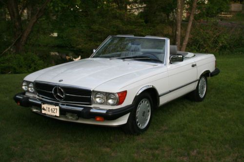 1987 mercedes benz 560sl convertible / hard top