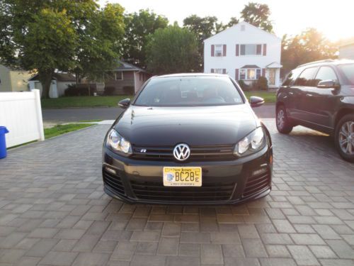 2013 volkswagen golf r awd  black on black