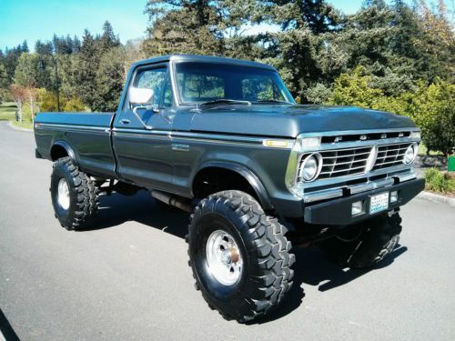 1975 sterling gray ford f250 f350 highboy