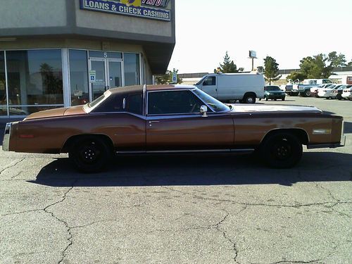 1978 cadillac eldorado biarritz leather seats auto trans 7.0 litre motor