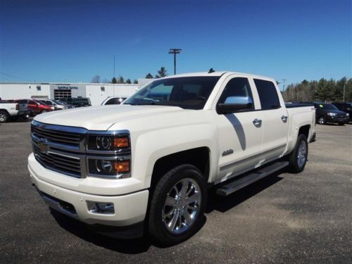 14 chevy silverado 1500 4x4 high country 6.2l v8 chrome 20&#039;s hot &amp; cool leather
