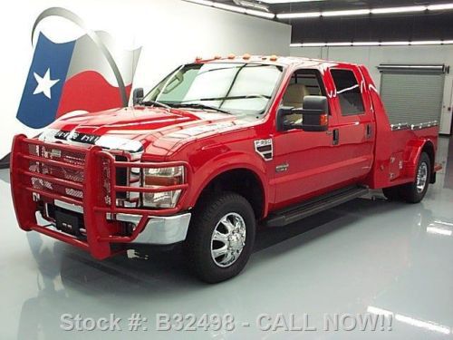 2008 ford f350 lariat diesel drw 4x4 western hauler nav texas direct auto