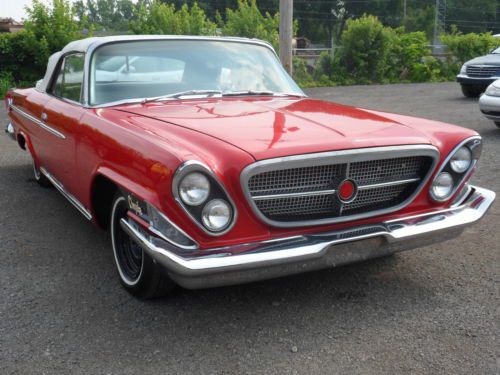 1962 chrysler 300 convertible super nice car runs great, looks great!!