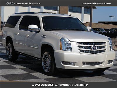 12 escalade esv awd 25k miles leather roof navi heated &amp; cooled seat financing