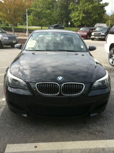 Black, bmw, m5, sports sedan, cars