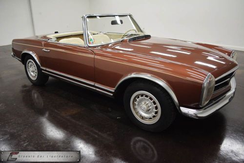 1965 mercedes benz 230sl roadster 2.3l fuel injection removeable hardtop