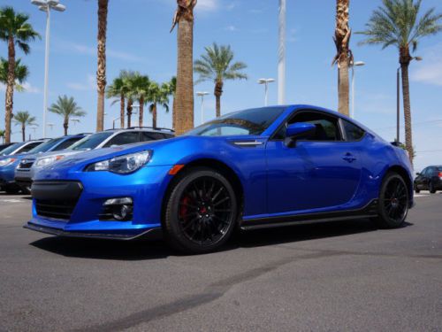 New 2015 brz blue series 6spd manual navigation bluetooth push button start!