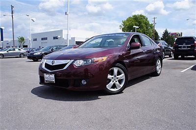 4dr sdn auto acura tsx base low miles sedan automatic gasoline 2.4l l4 mpi dohc