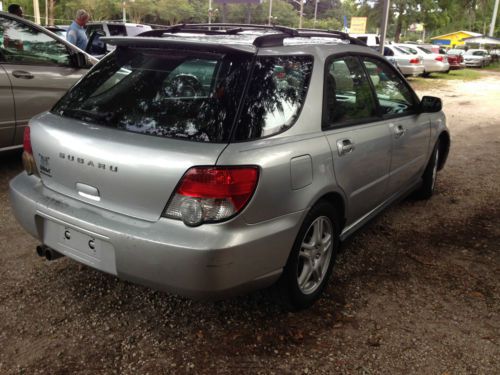 2004 subaru impreza wagon wrx silver turbo 4-door manual silver low low miles