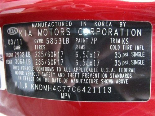 2012 Kia Sedona EX, US $17,495.00, image 9