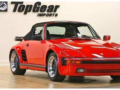 1988 porsche 911 turbo cabriolet g50 5speed manual trans slant nose conversion !