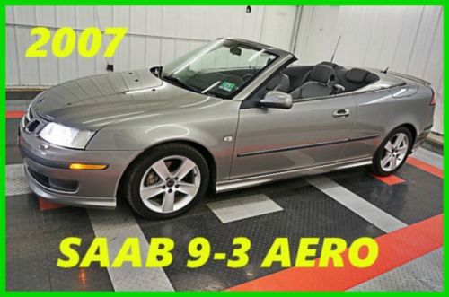 2007 saab 9-3 aero nice! convertible! turbo! loaded! 60+ photos! must see!