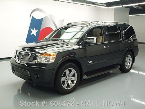 2008 nissan armada le leather sunroof dvdv rear cam 64k texas direct auto