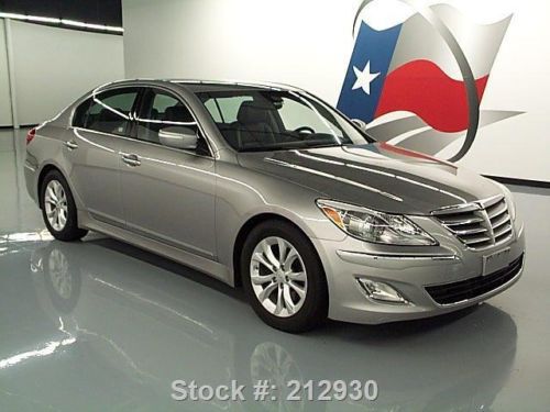 2013 hyundai genesis v6 heated leather alloy wheels 39k texas direct auto