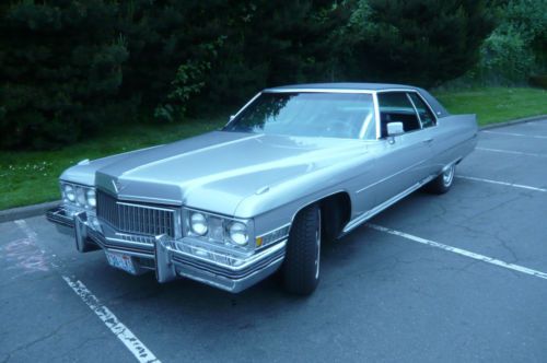 1973 cadillac deville base hardtop 2-door 7.7l