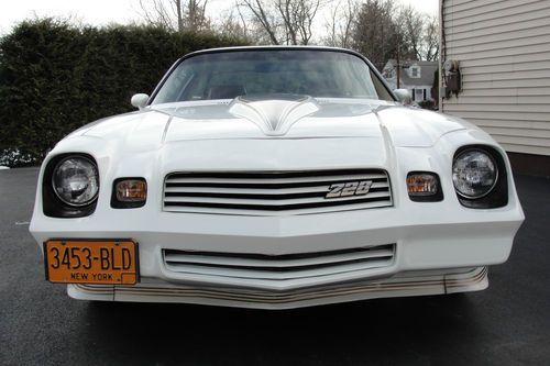 1980 chevrolet camaro z/28 350 4 spd a/c original paint 29k miles build sheet