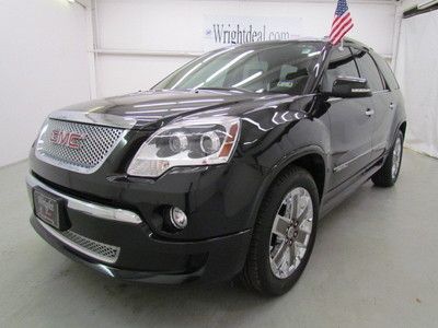 2011 gmc acadia denali one owner 41k miles navigation sunroof dvd bose heated