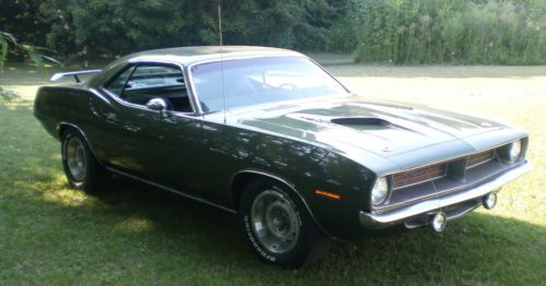 1970 cuda, 2nd owner, rotessire restoration, all original, numbers matching