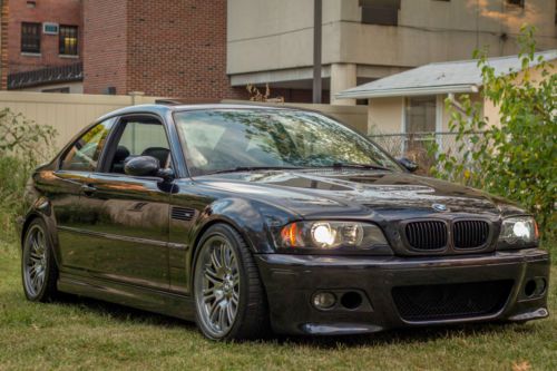 Amazing 2002 bmw m3 6-speed manual csl carbon fiber upgrades no reserve!!