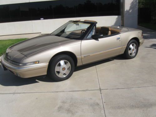 1990 buick reatta convertible california car all original rare driftwood color