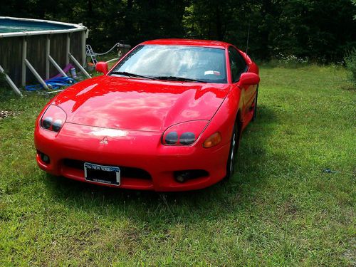 Red 1998 mitsubishi 3000gt sl coupe 2-door 3.0l