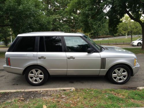 2003 land rover range rover sliver  hse 4.4l v8  sunroof sl