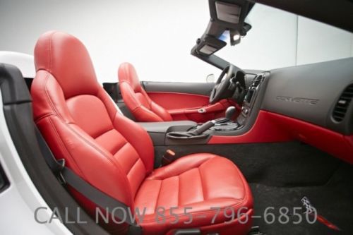 2009 CHEVROLET CORVETTE 3LT CONVERTIBLE 4K LOW MILE NAV HTD LEATHER CLEAN CARFAX, image 22