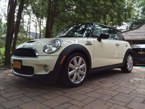 2010 mini cooper s pepper white fully loaded panoramic moonroof turbo mint