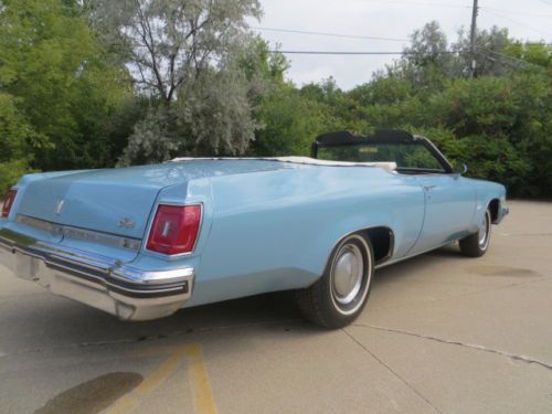 All original 1975 Oldsmobile Delta 88 Royale Convertible, one owner 22,000 miles, US $14,500.00, image 11