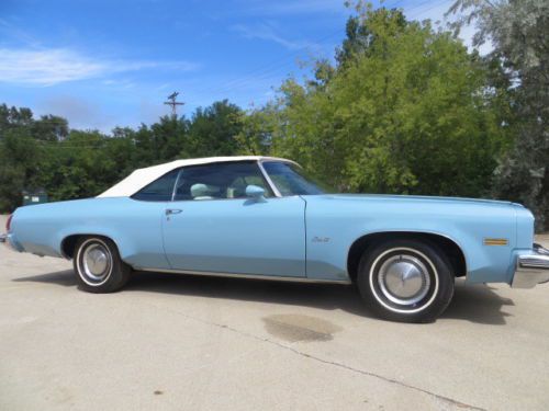 All original 1975 Oldsmobile Delta 88 Royale Convertible, one owner 22,000 miles, US $14,500.00, image 19