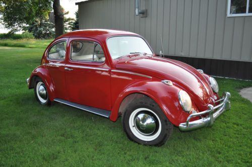 Vw red love bug