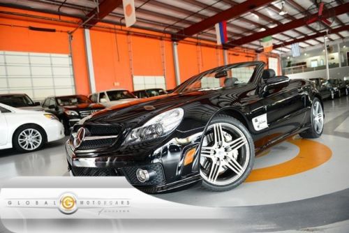 09 mercedes sl63 amg roadster 44k harmon kardon nav pdc scarf vent