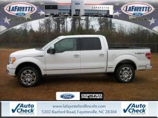 2011 white 4wd supercrew 145" platinum!