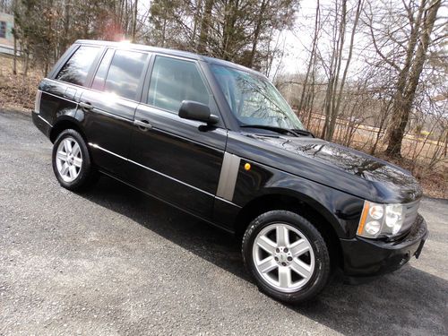 2004 range rover hse*blk*78k miles*navi*6cd*loaded*$75k new *now $18495/offer!