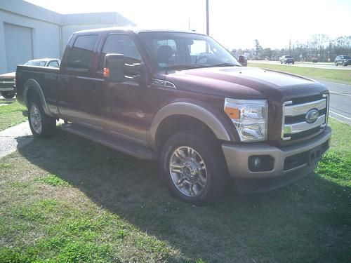2011 ford f250 king ranch 4x4 salvage- certificate of destruction title
