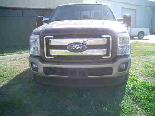 2011 FORD F250 KING RANCH 4X4 SALVAGE- CERTIFICATE OF DESTRUCTION TITLE, image 3